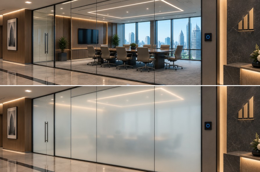 Smart Glass Film Partition in Saudi Arabia